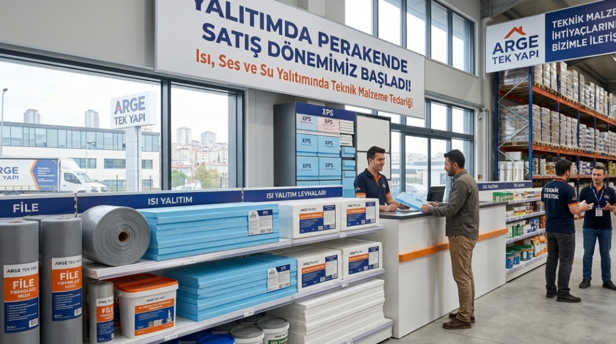 Yalıtımda Perakende Satış Dönemimiz Başladı!